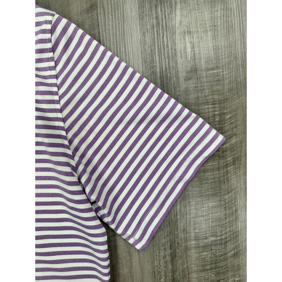 Stitch Damon Striped Performance Golf Polo — Size M/L // Preowned