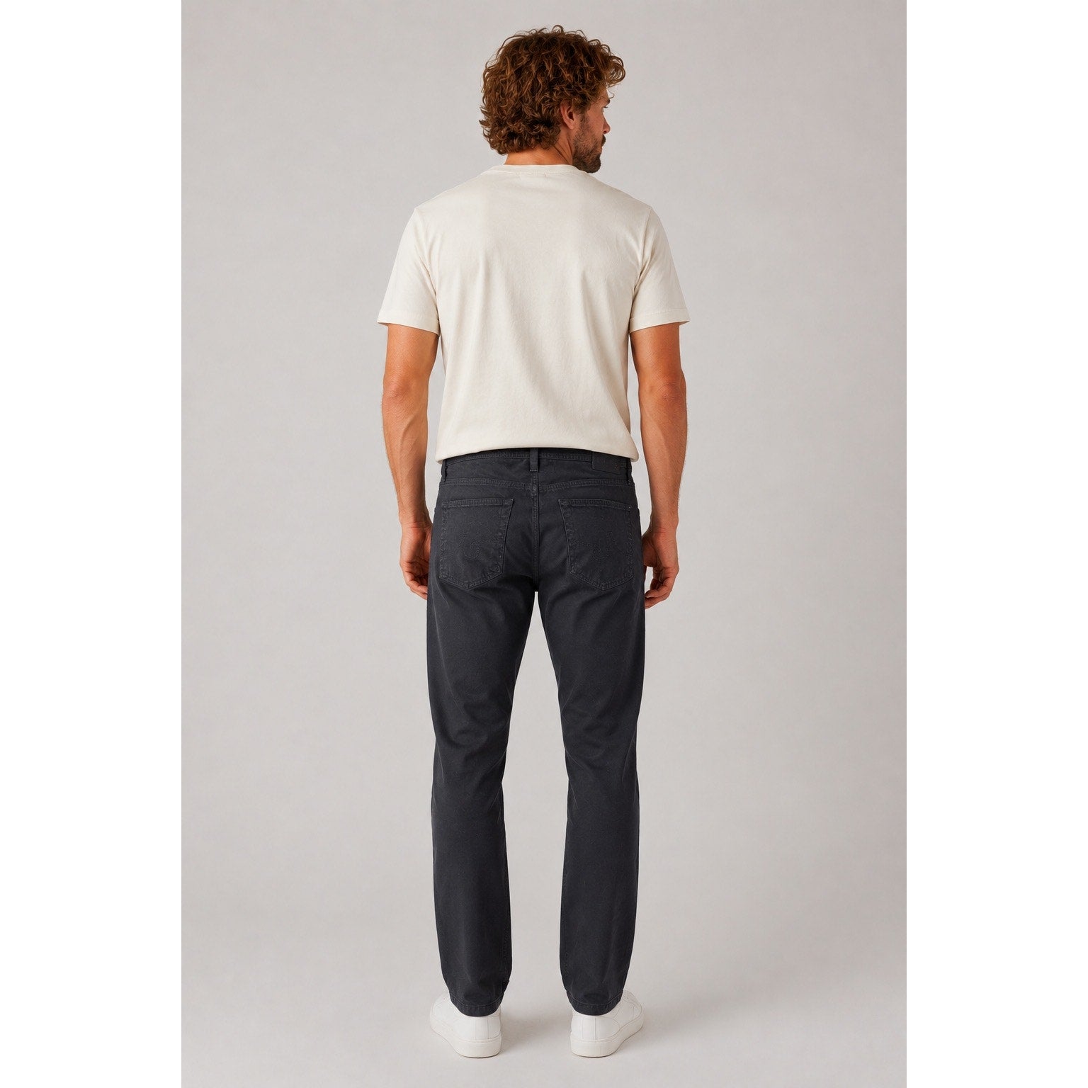 AG Adriano Goldschmied The Graduate Tailored Leg Pant in Super Black — 36x32