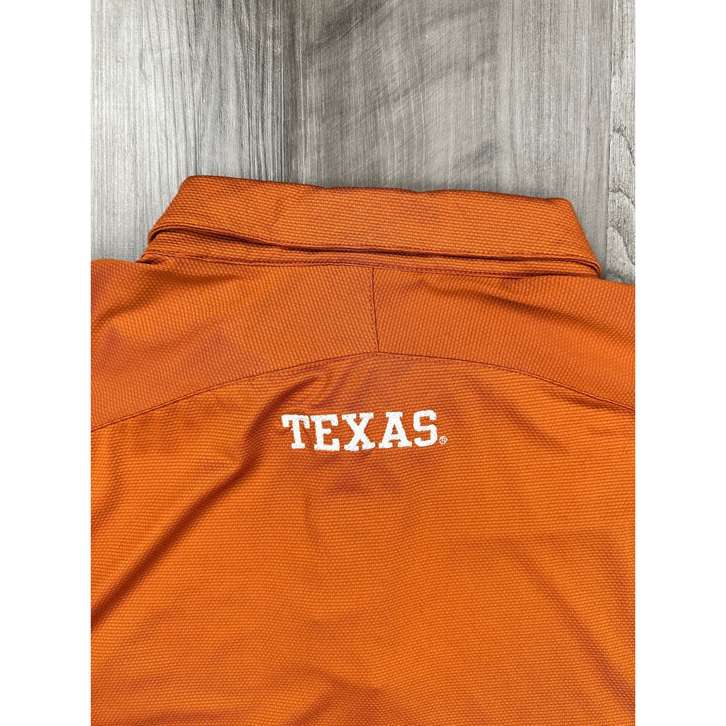 Nike Texas Longhorns Team Fit Dri-FIT Golf Polo in Burnt Orange — Size 2XL // Preowned