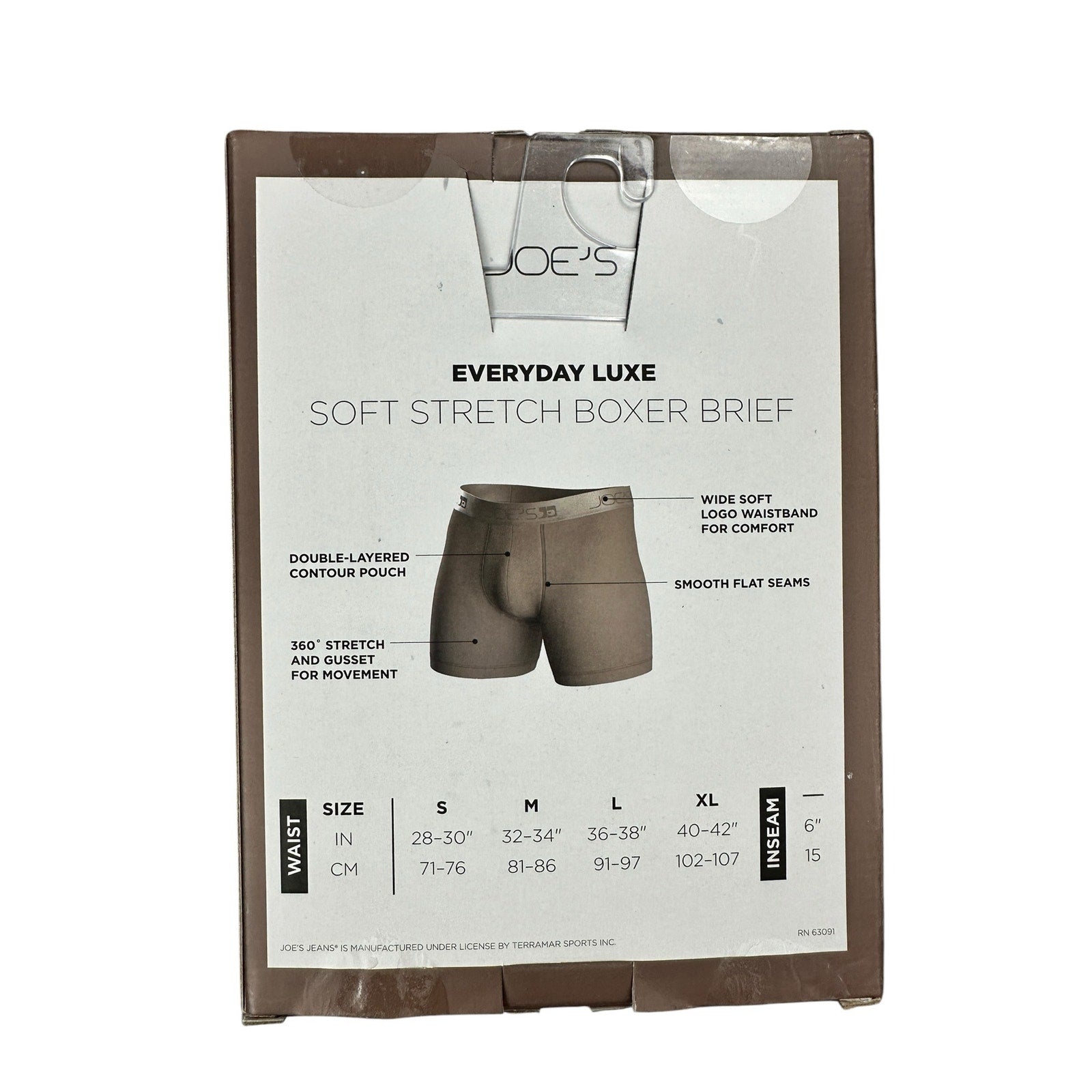 Joe's Jeans Everyday Luxe Soft Stretch Boxer Brief 5-Pack in Navy — Size Large