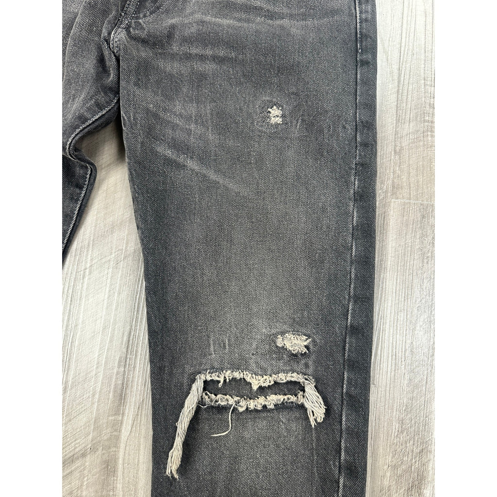 Polo Ralph Lauren The Hampton Straight Ski Club Distressed Jean in Washed Black — Size 29x32