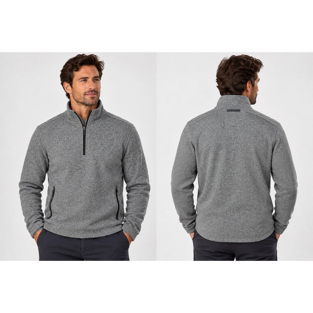 Mack Weldon Latitude Fleece Quarter Zip Pullover — Size Small // Preowned