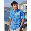 Vineyard Vines Performance Crab Fish Classic Fit Whale Shirt in Blue — Size Large