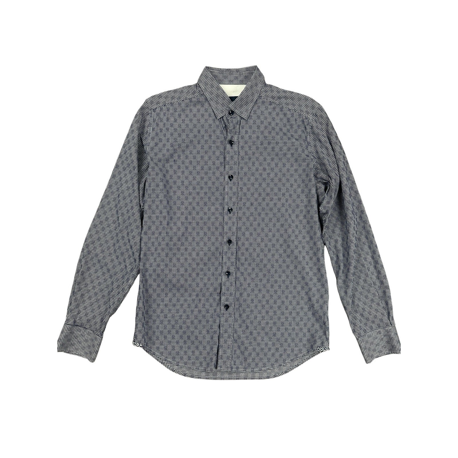 Robert Graham Modern Americana Tailored Fit Checkered Long Sleeve Button - Small