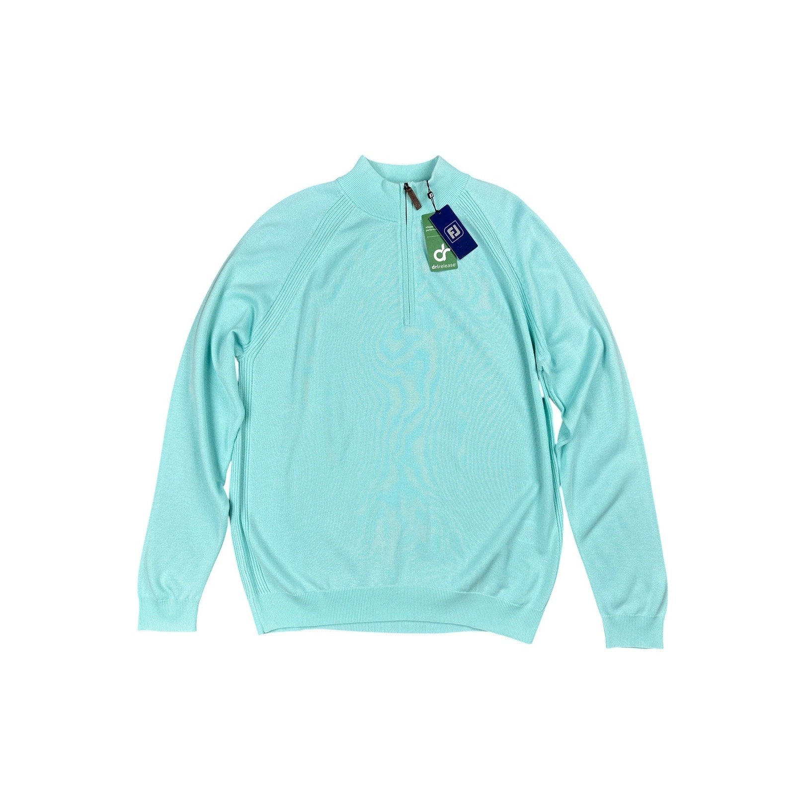 FootJoy Half-Zip Golf Sweater in Mint — Size XL
