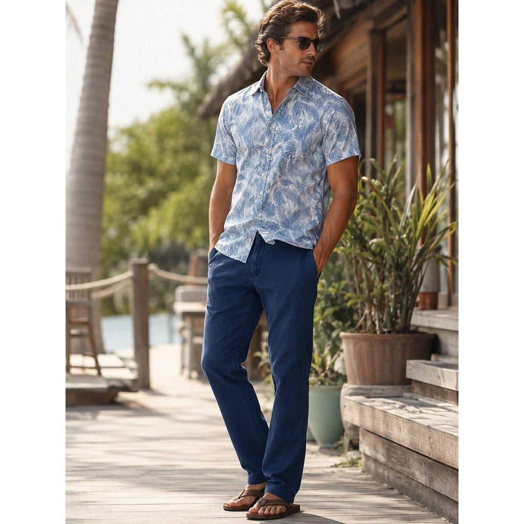 Tommy Bahama Boracay Island Chino Pants in Navy — Size 42x30 // Preowned