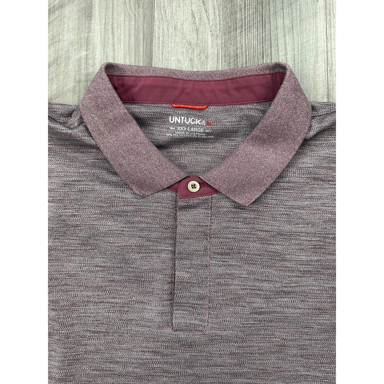 UNTUCKit Hannifer Performance Polo in Purple — Size 3XL // Preowned