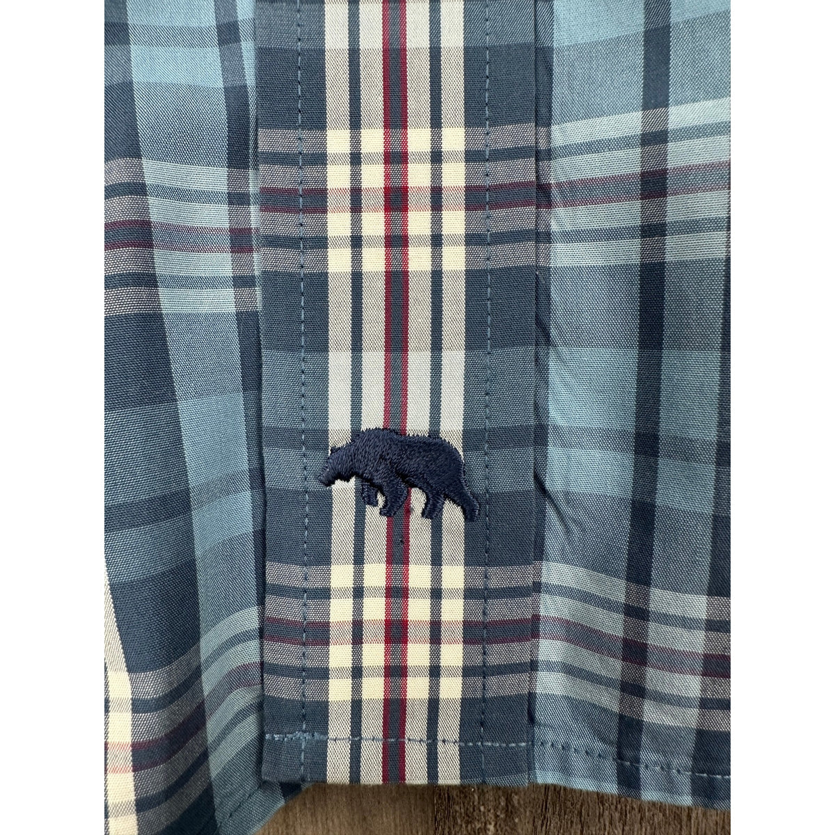 Onward Reserve Classic Fit Non-Iron Plaid Long Sleeve Button Down — Size Large // Preowned