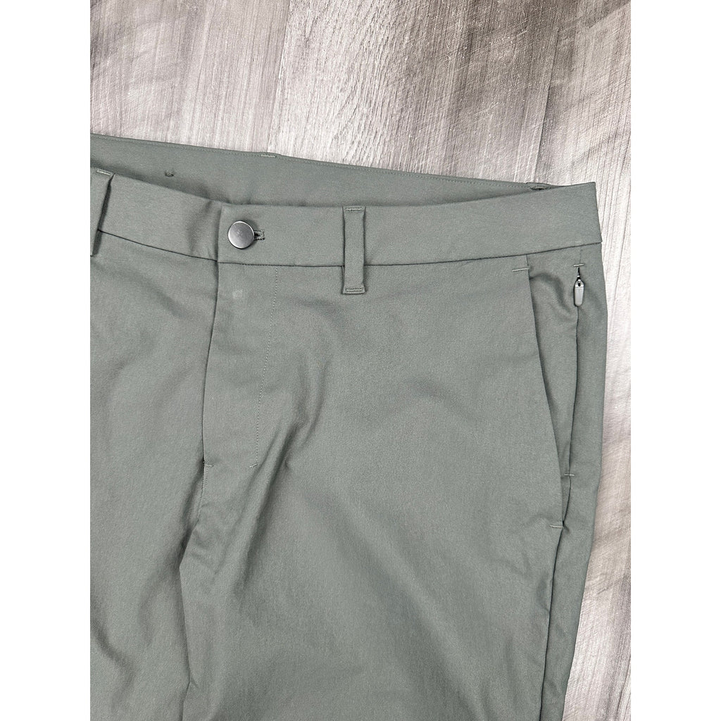 Lululemon ABC Slim Fit 5 Pocket Pants in Sage Gray — Size 33 // Preowned