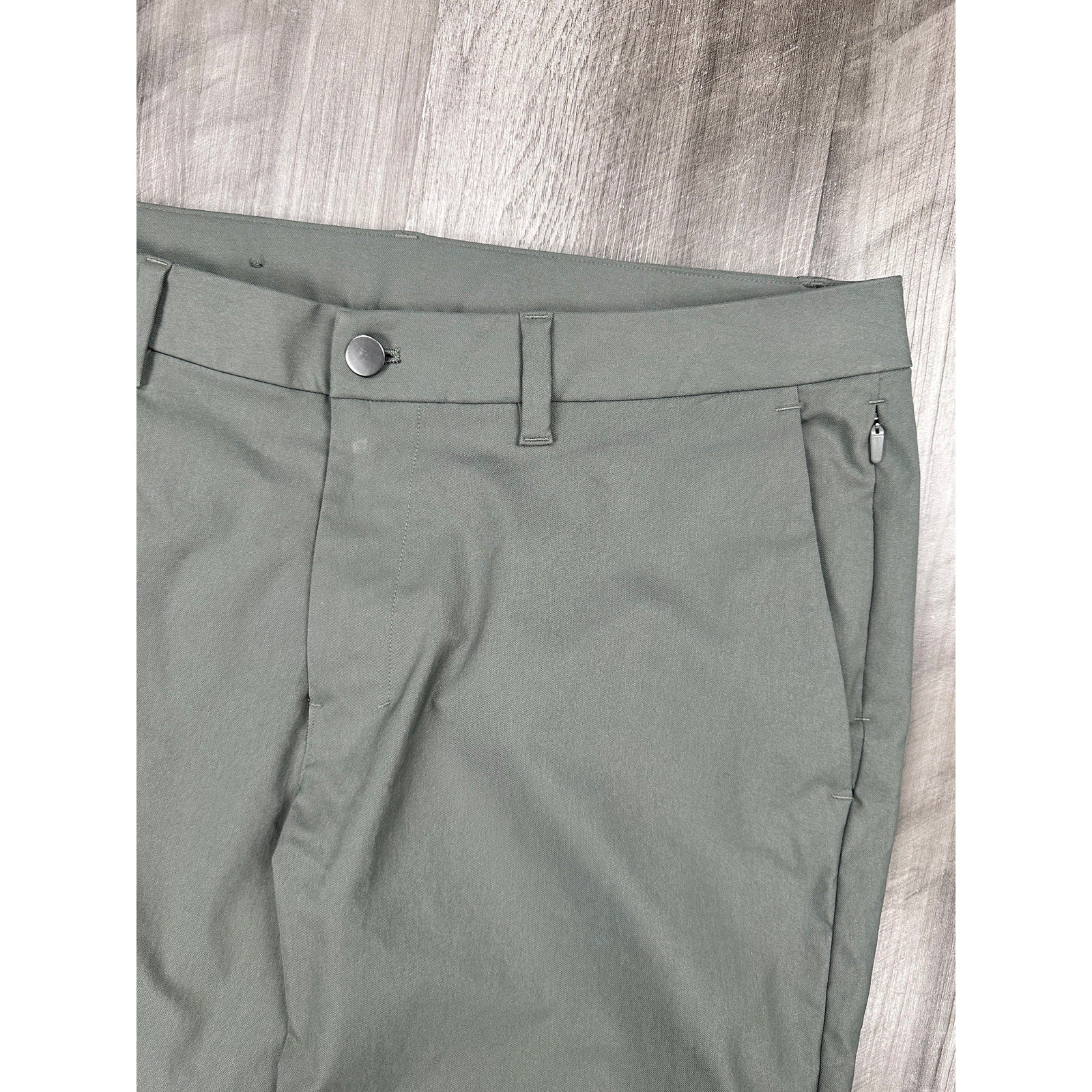 Lululemon ABC Slim Fit 5 Pocket Pants in Sage Gray — Size 33 // Preowned