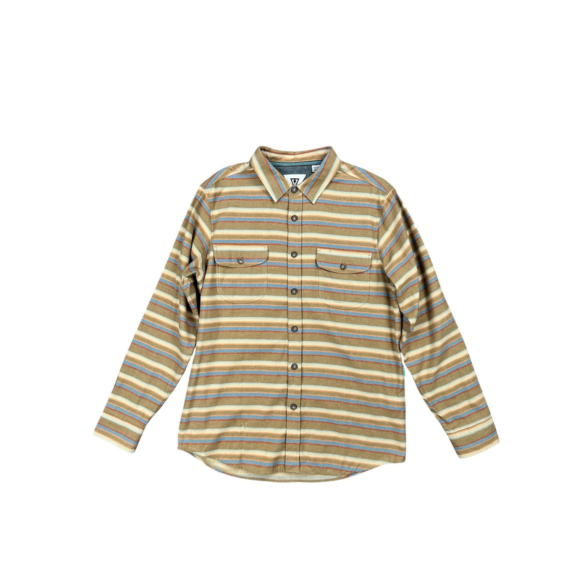 Vissla Central Coast Eco Flannel Long Sleeve Button Down Shirt — Size Medium // Preowned
