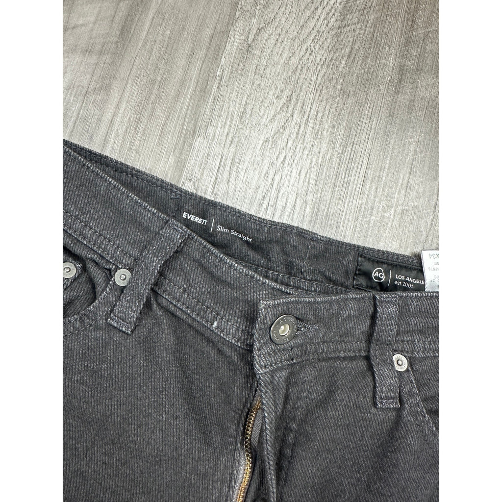 AG Adriano Goldschmied The Everett Slim Straight Cloud Soft Chino Jeans — Size 30x34 // Preowned