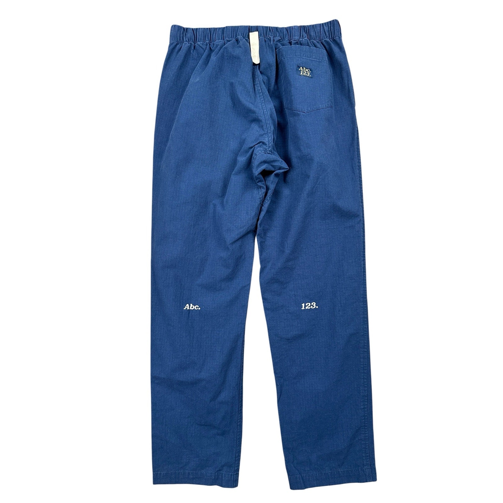 Advisory Board Crystals Ripstop Belted Elastic Waist Pants in Washed Navy — Size Medium // Preowned
