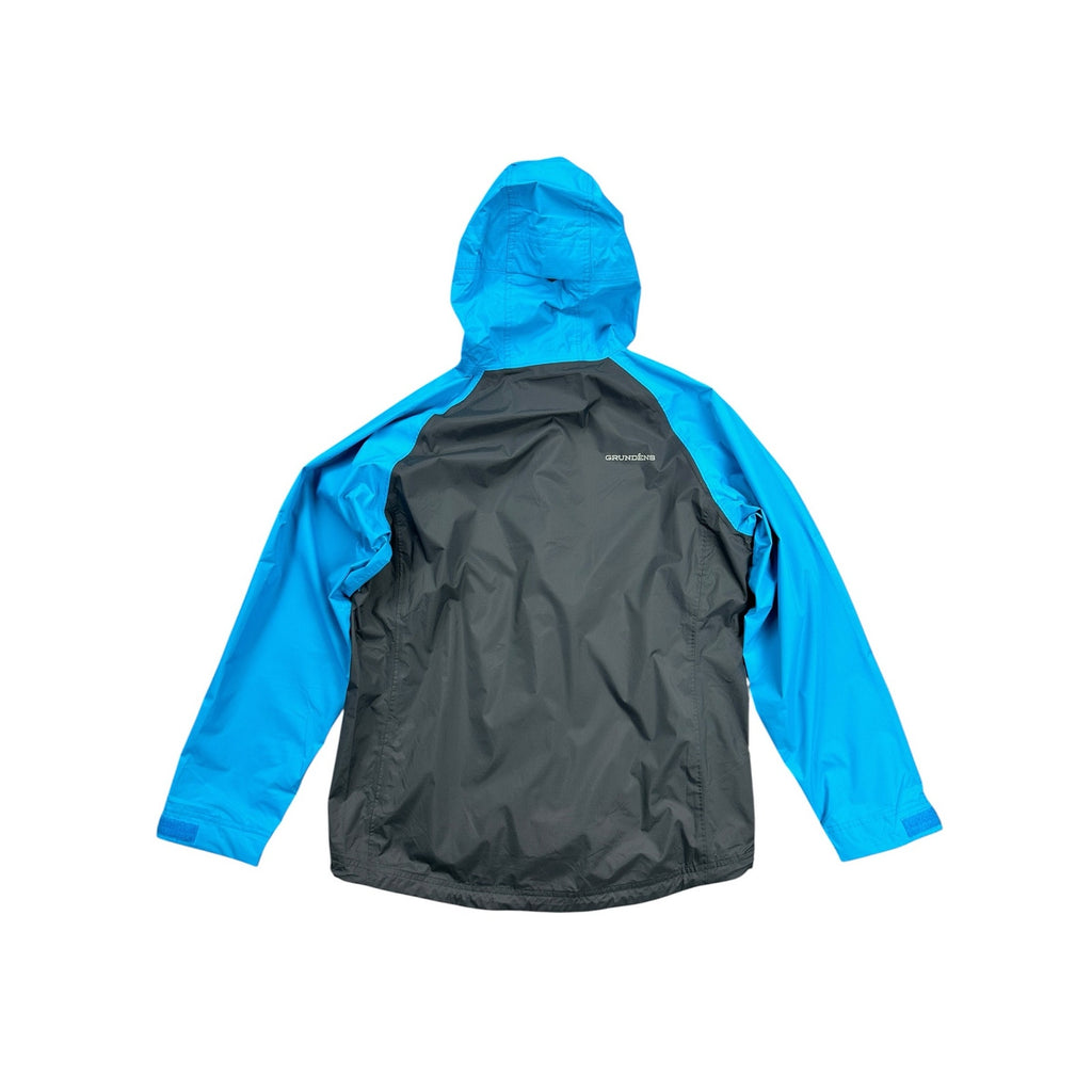 Grundens Trident Ripstop Hooded Jacket in Coastal Blue — Size Medium