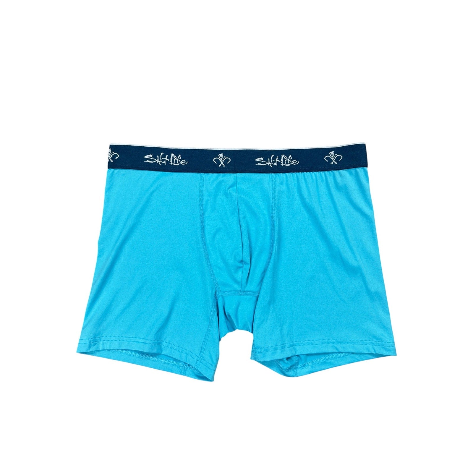 Salt Life Micro Stretch Performance Boxer Briefs 4-Pack in Envy — Size Medium