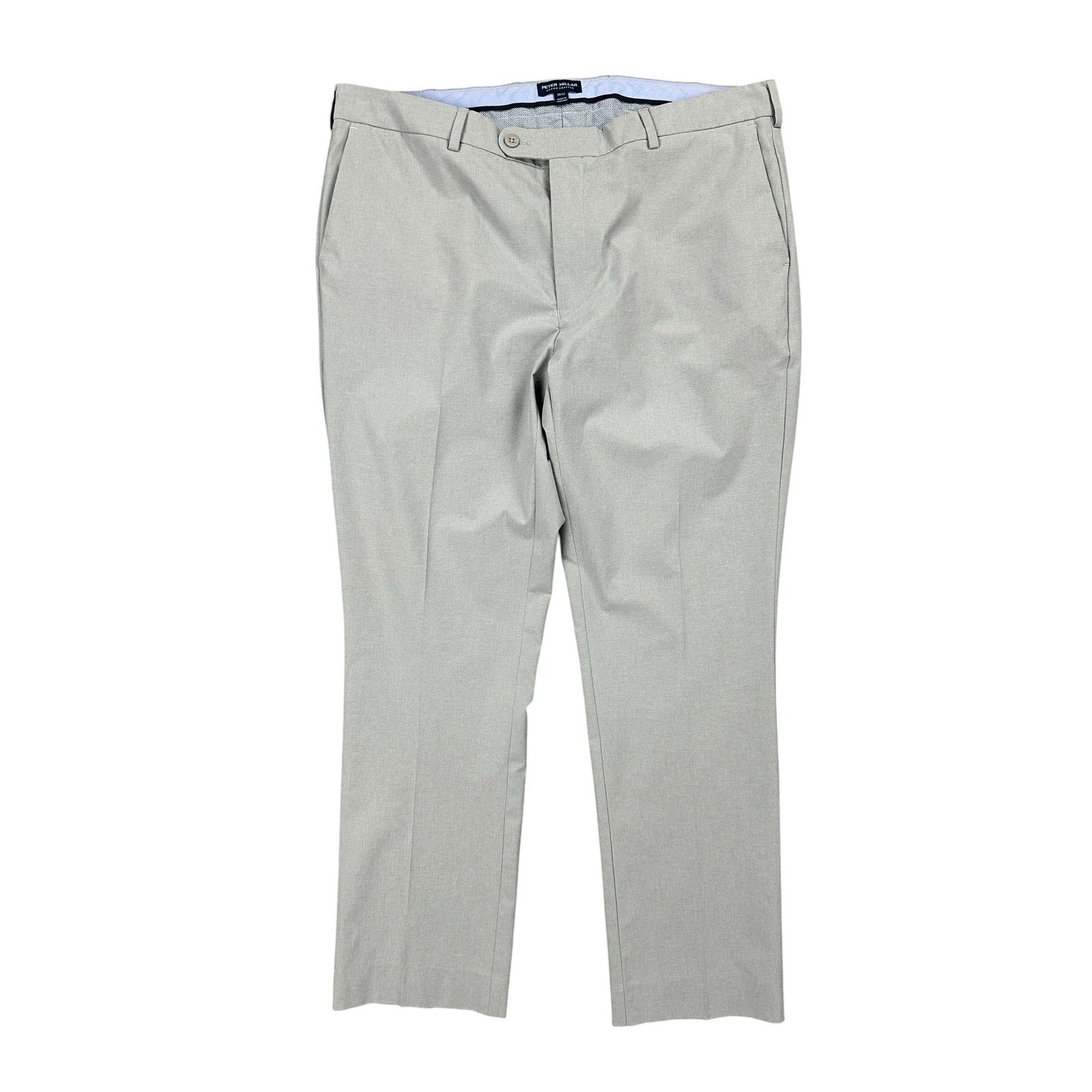 Peter Millar Surge Crown Crafted Trouser Pants in Gale Grey — Size 38x32 // Preowned