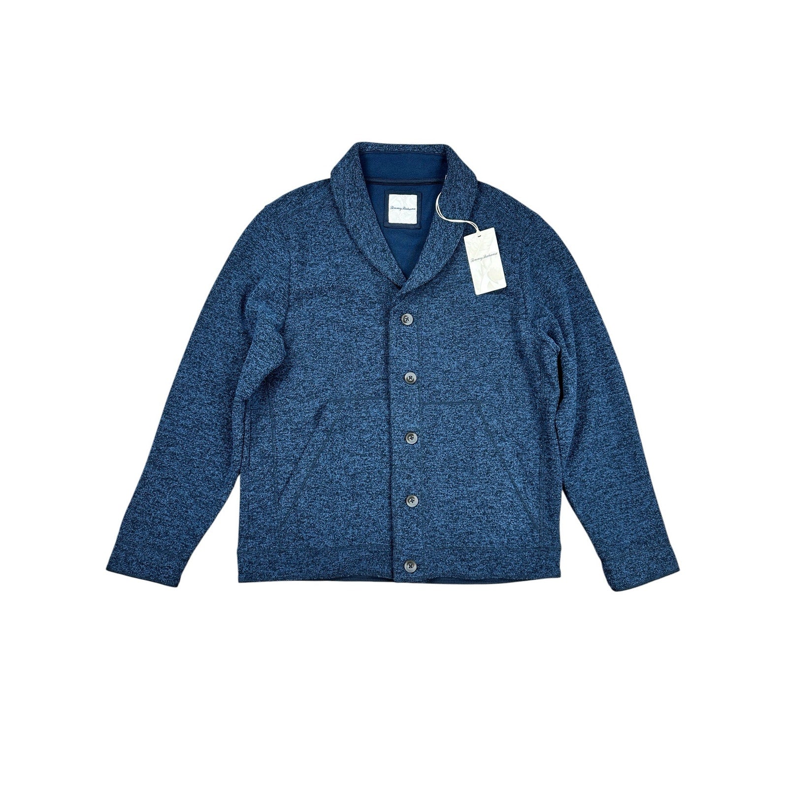 Tommy Bahama Granite Bay Shawl Cardigan in Blue Note — Size Medium