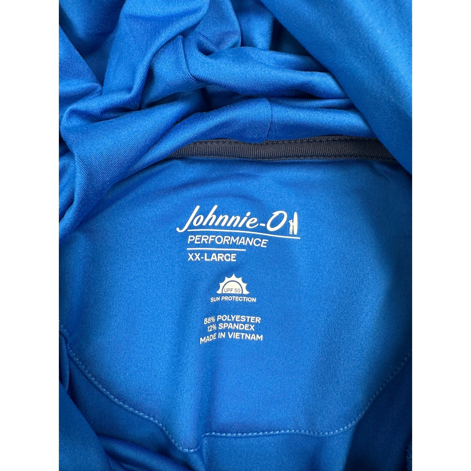 Johnnie-O Talon Featherweight Performance Hoodie in Palisades Blue — Size 2XL