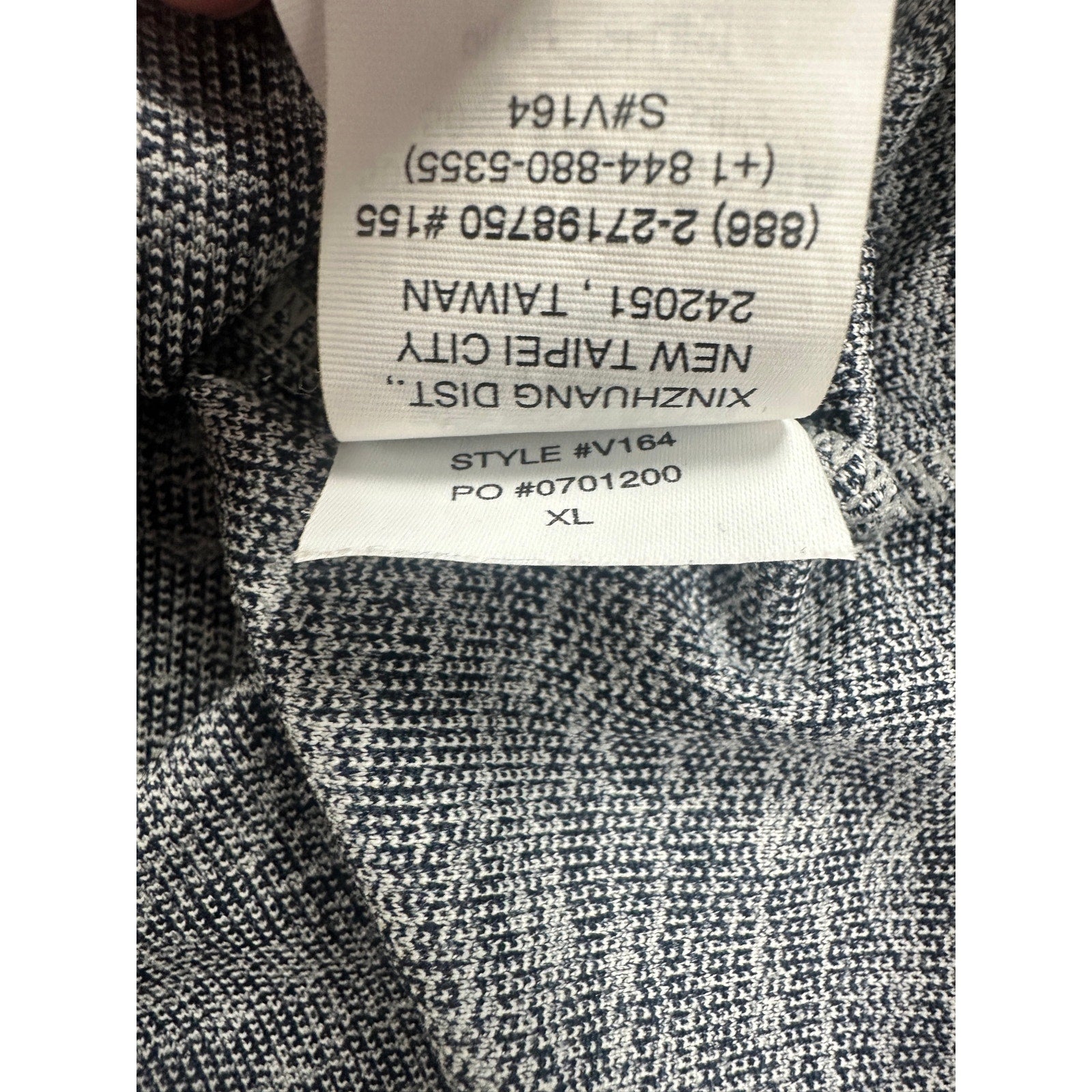 Vuori Ace Performance Polo in Light Gray — Size XL // Preowned