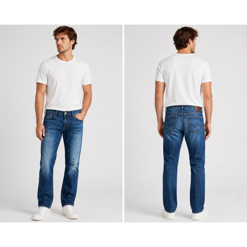 AG The Protégé Straight Leg Jeans Blue — Size 36x34