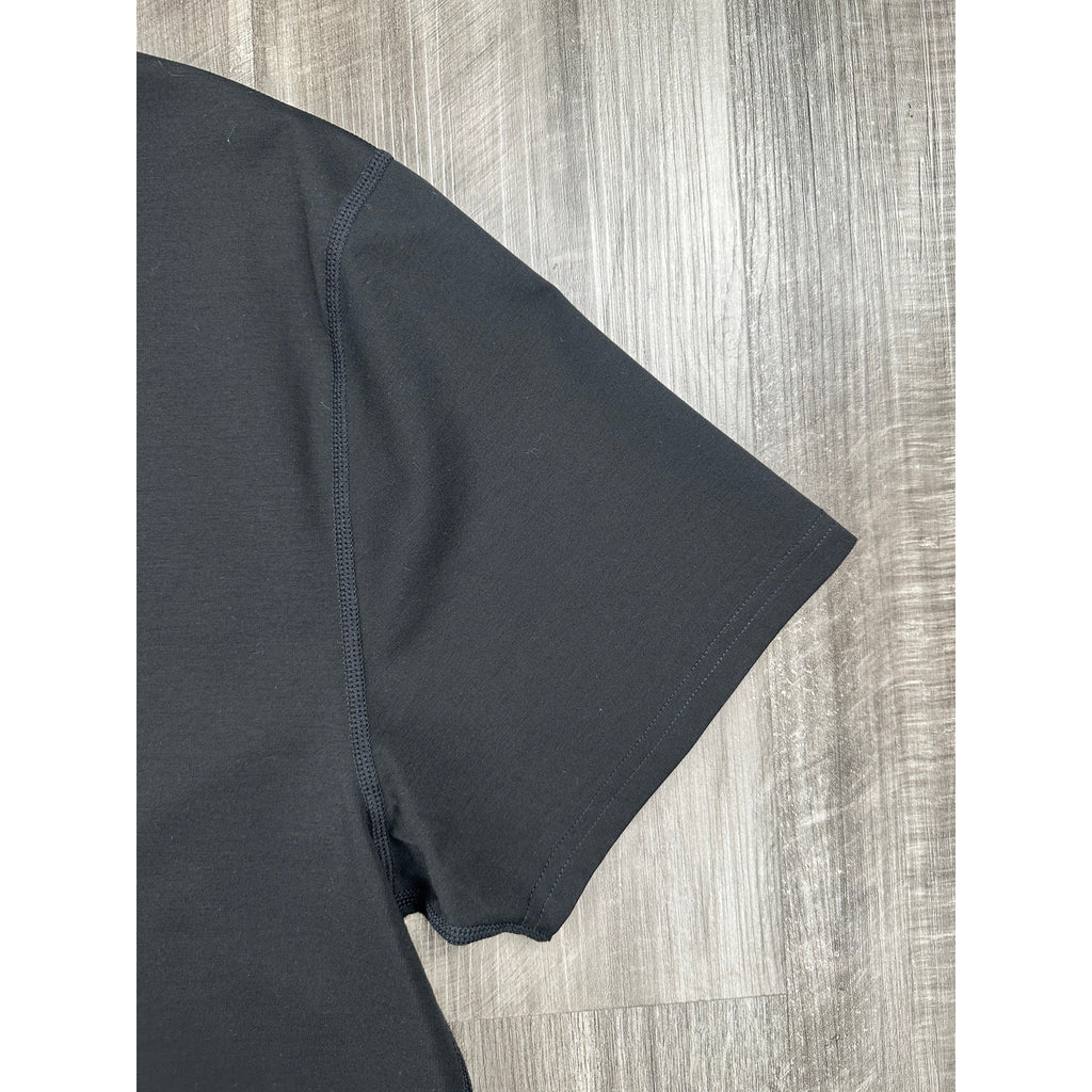 BYLT Everyday Short Sleeve Drop Cut Tee in Black — Size Large
