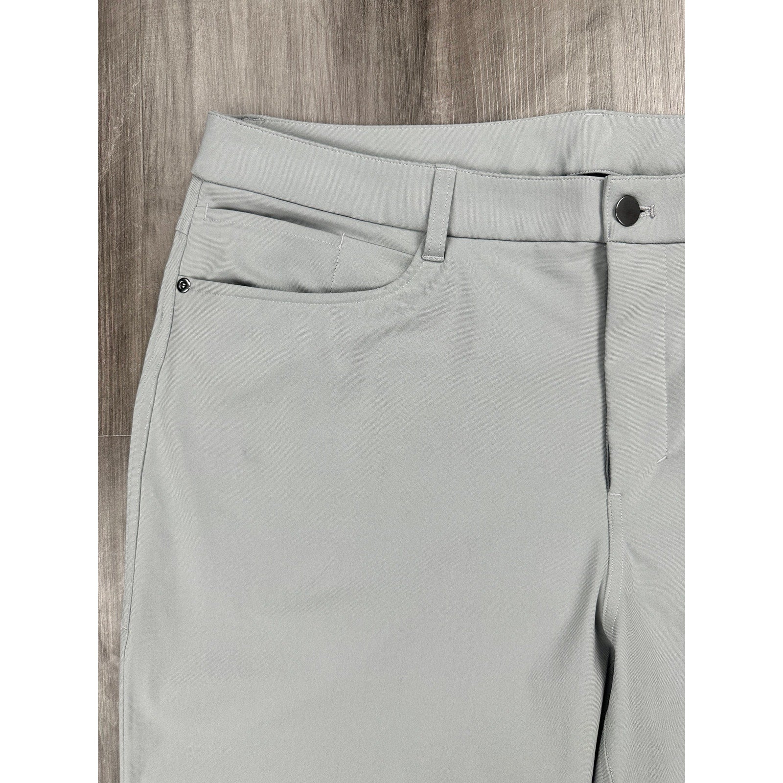 Lululemon ABC Classic Fit Warpstreme 5 Pocket Pants in Gray — Size 36 // Preowned