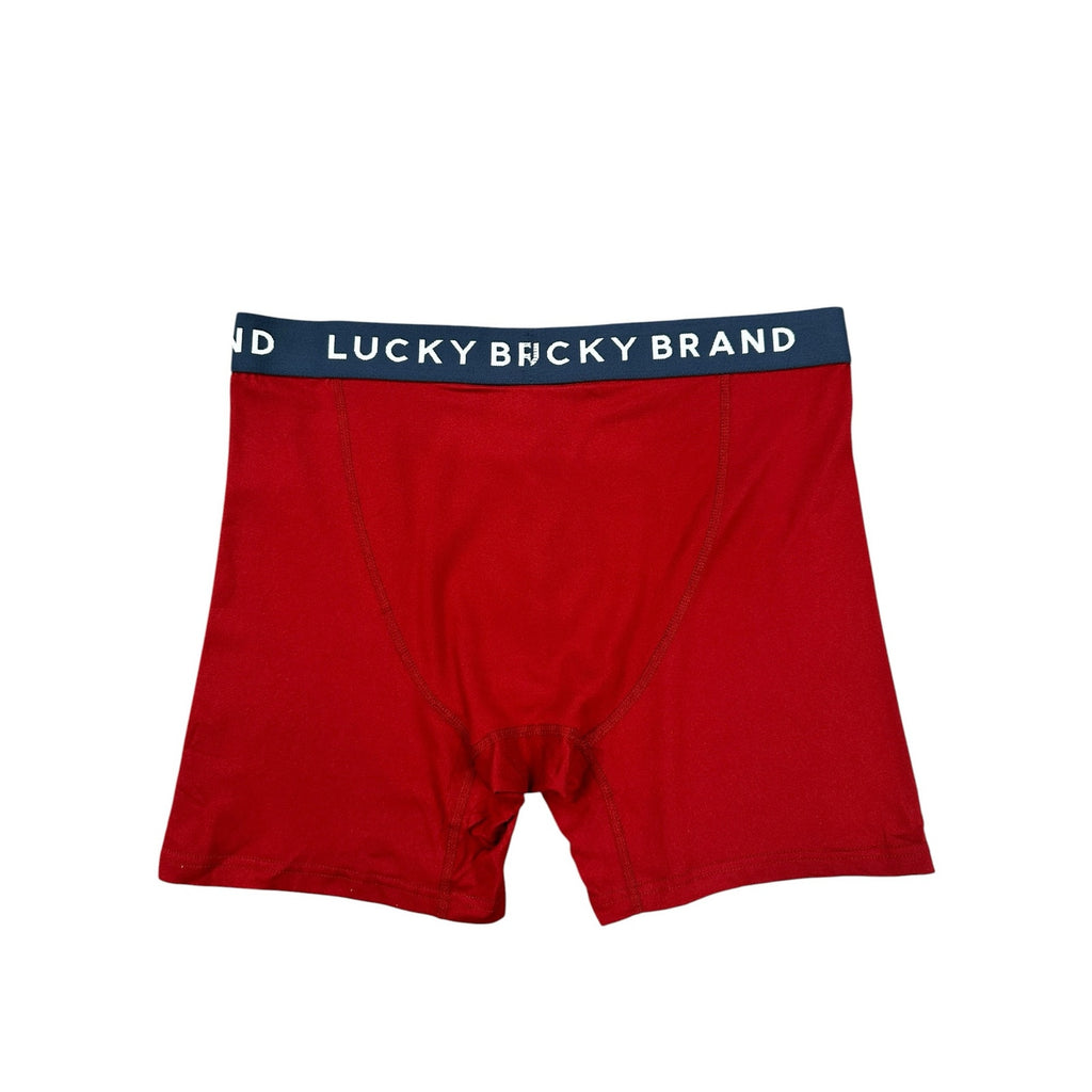 Lucky Brand Essential Soft Contour Pouch Boxer Briefs 4-Pack — Size Large
