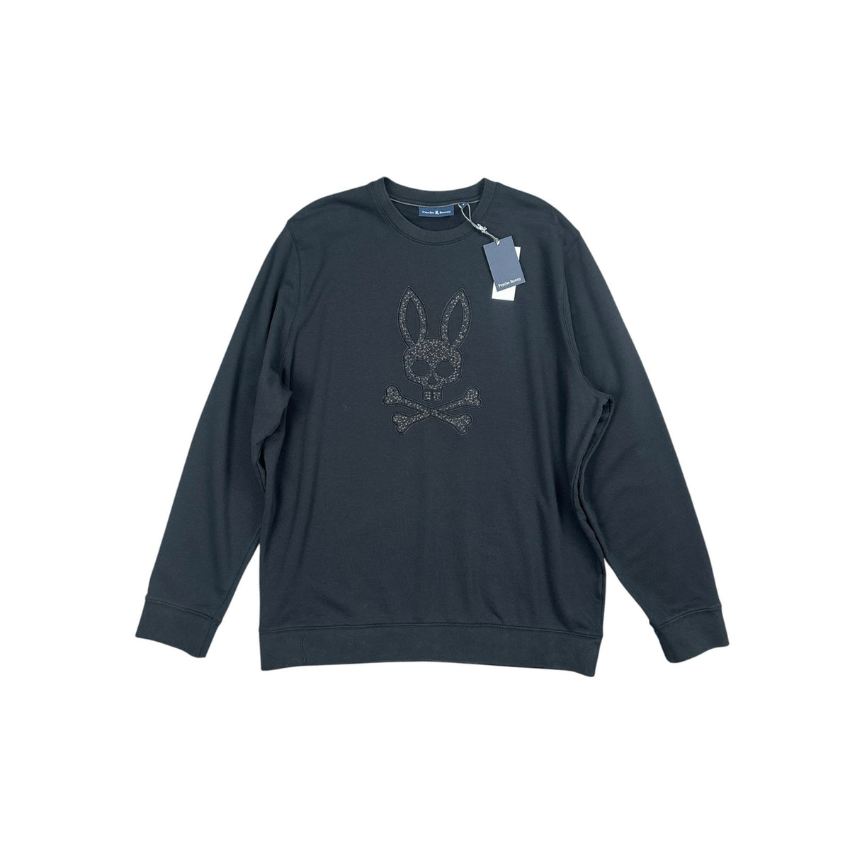 Psycho Bunny Gabin Textured Crew Neck Sweatshirt — Size 3XL