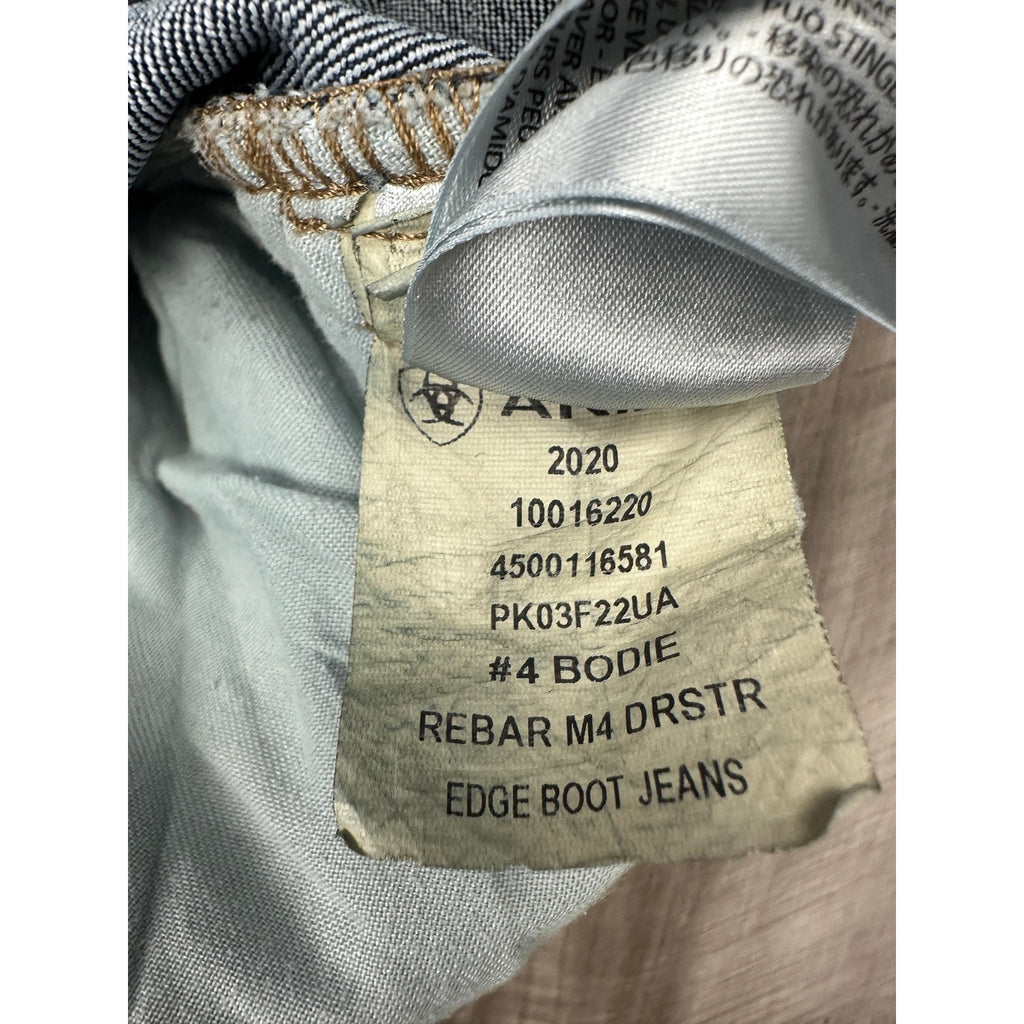 Ariat Rebar M4 Relaxed Bodie Durastretch Edge Boot Cut Jeans — Size 40x30 // Preowned
