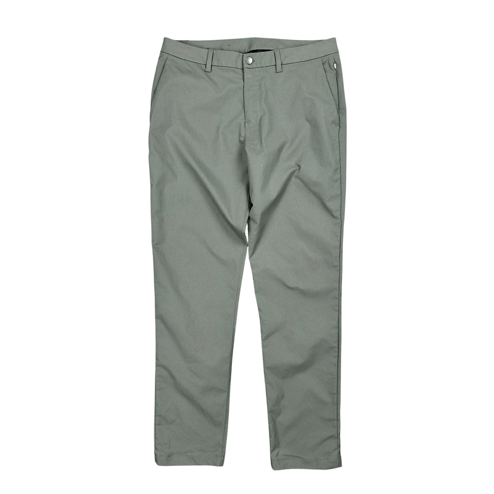 Lululemon ABC Slim Fit 5 Pocket Pants in Sage Gray — Size 33 // Preowned