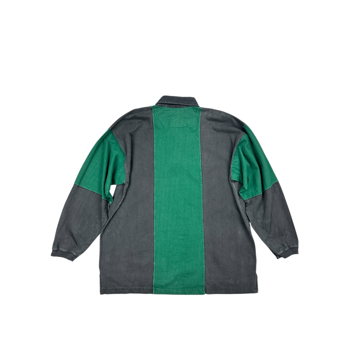 Iron Knights Apparel Vintage Dallas Stars Vertical Rugby Stripe Long Sleeve Polo — Size XL // Preowned