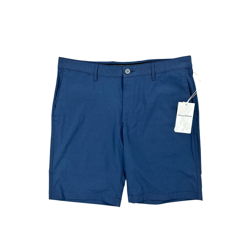Tommy Bahama Regular Fit Basic Performance Shorts in Navy — Size 34