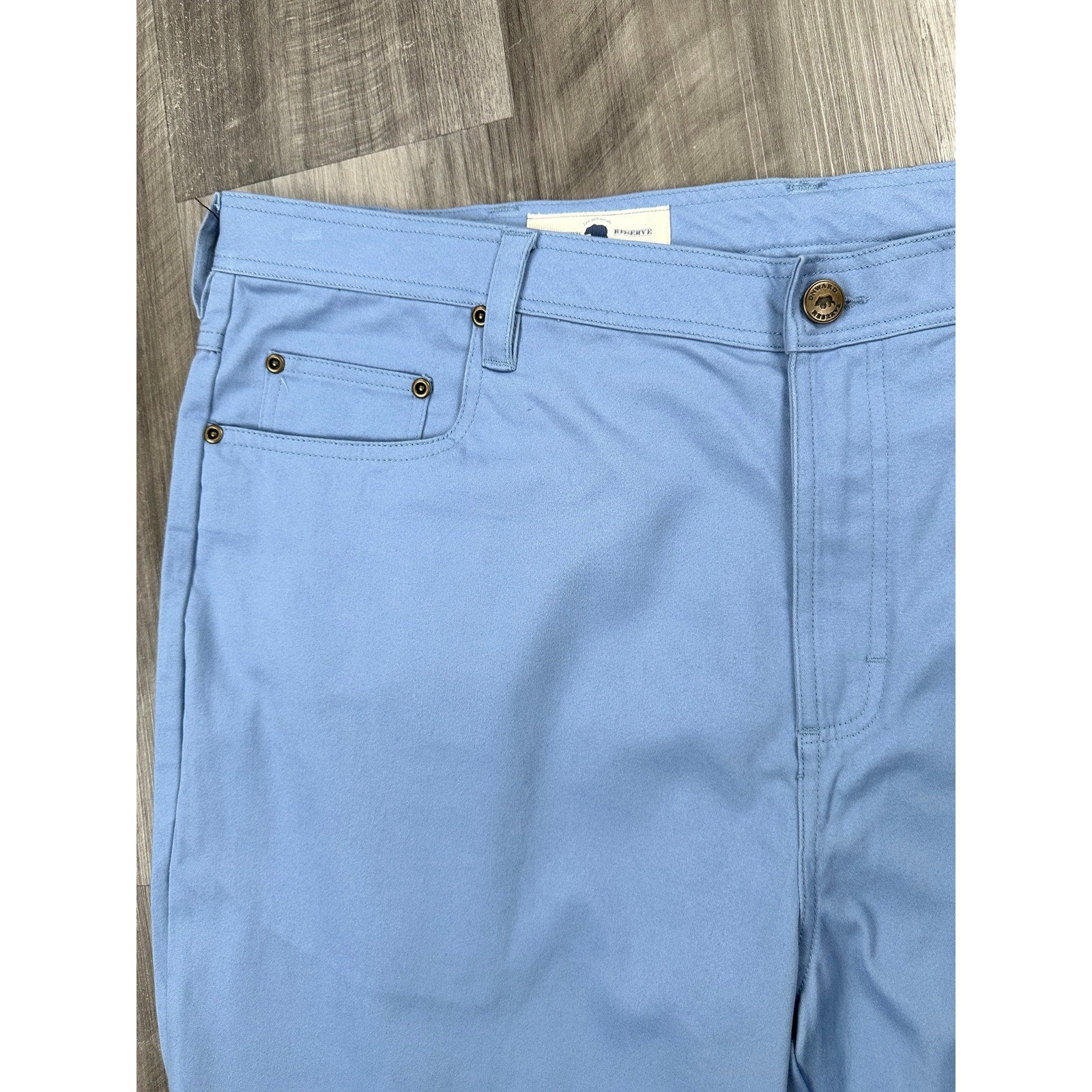 Onward Reserve Classic 5 Pocket Pants in Light Blue — Size 42x30 // Preowned