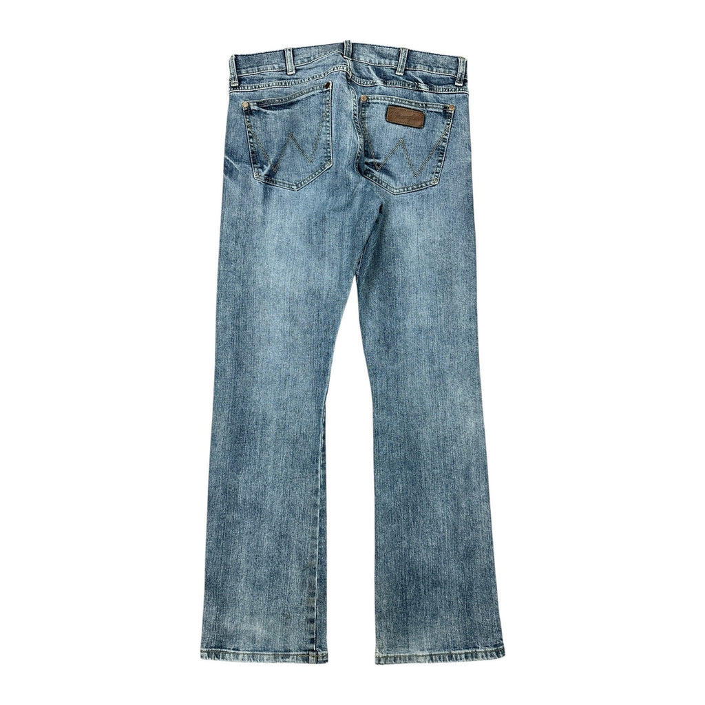Wrangler Retro Slim Boot Cut Jeans in Blue — Size 32x34 // Preowned