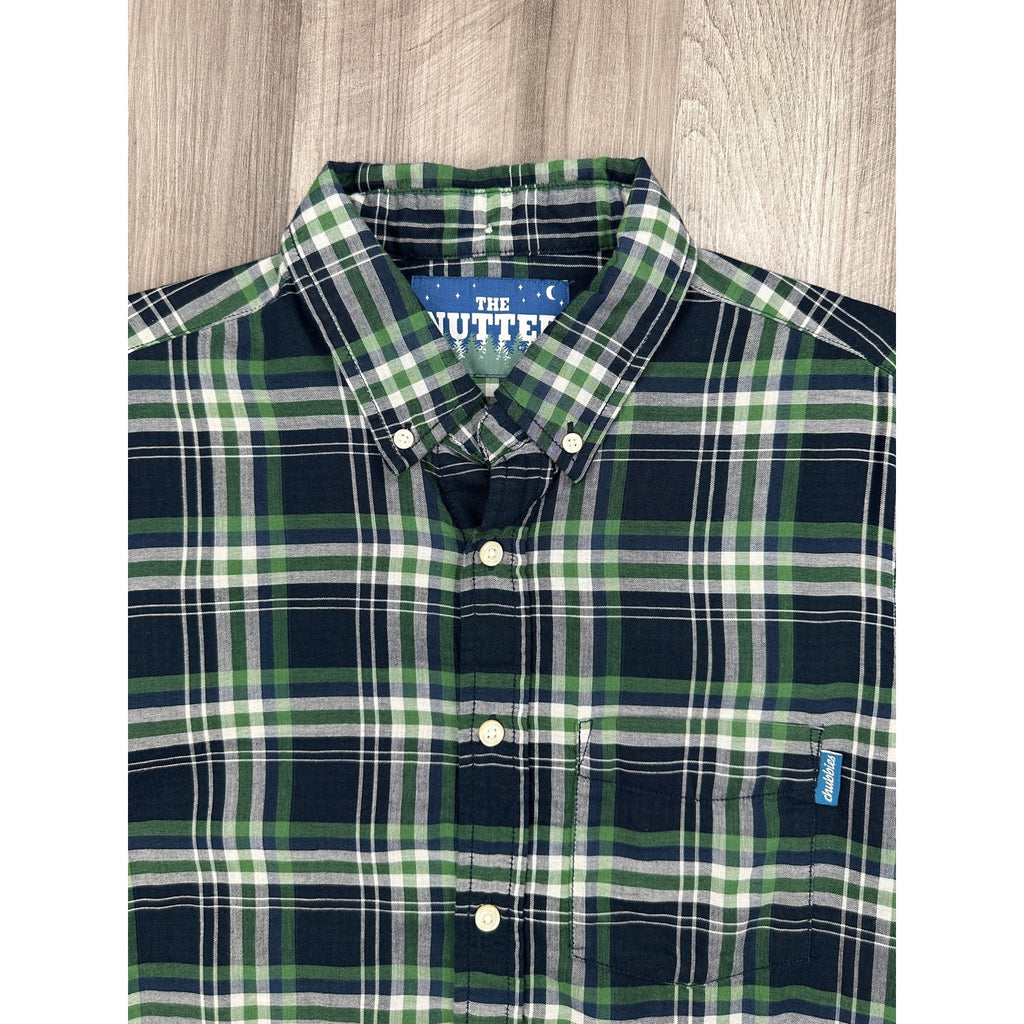 Chubbies The Nutter Plaid Light Soft Cotton Flannel Long Sleeve Shirt — Size Small // Preowned