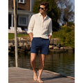 Adriano Goldschmied The Wanderer Chino Shorts in Navy — Size 40R // Preowned