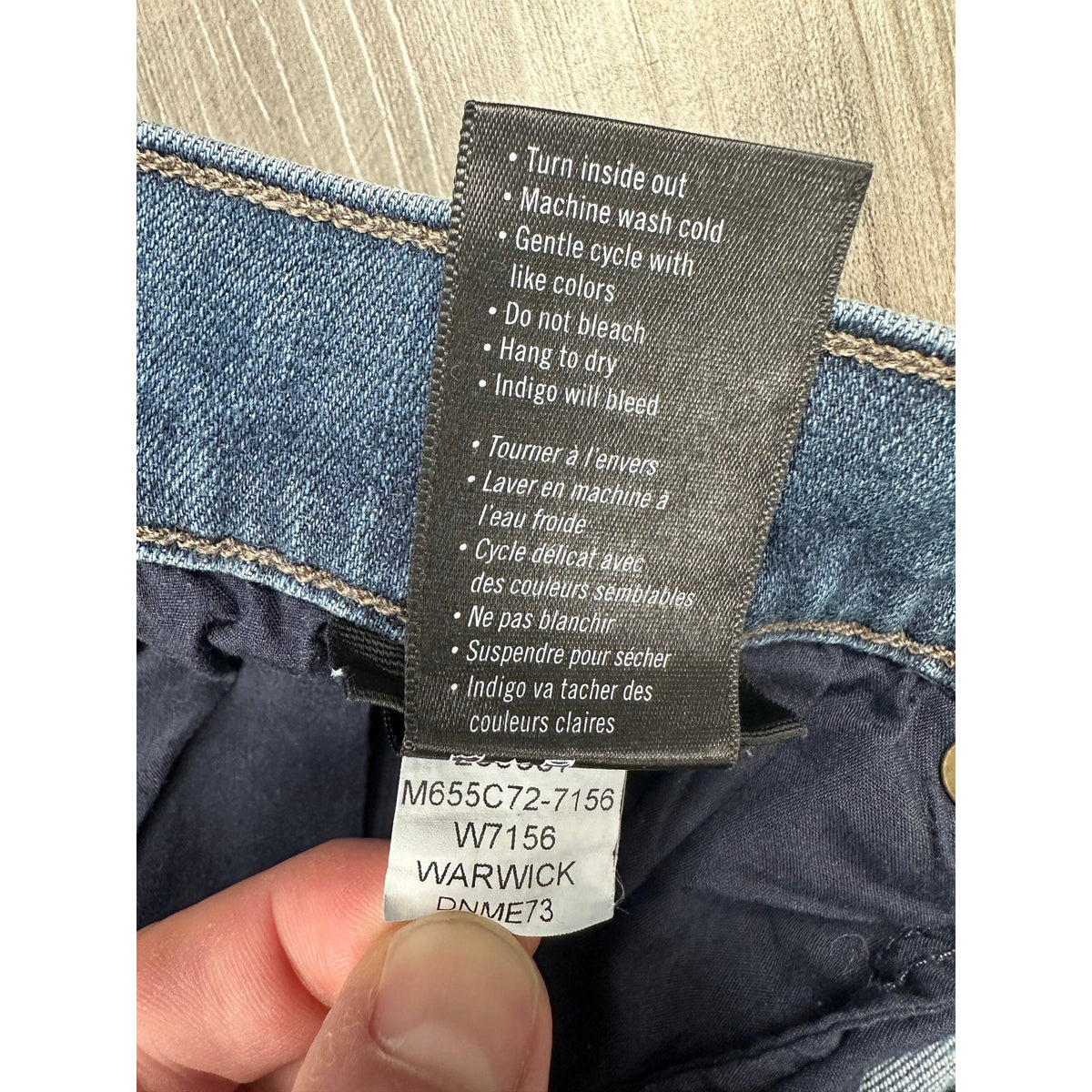 Paige Federal Slim Straight Warwick Jeans — Size 40 // Preowned