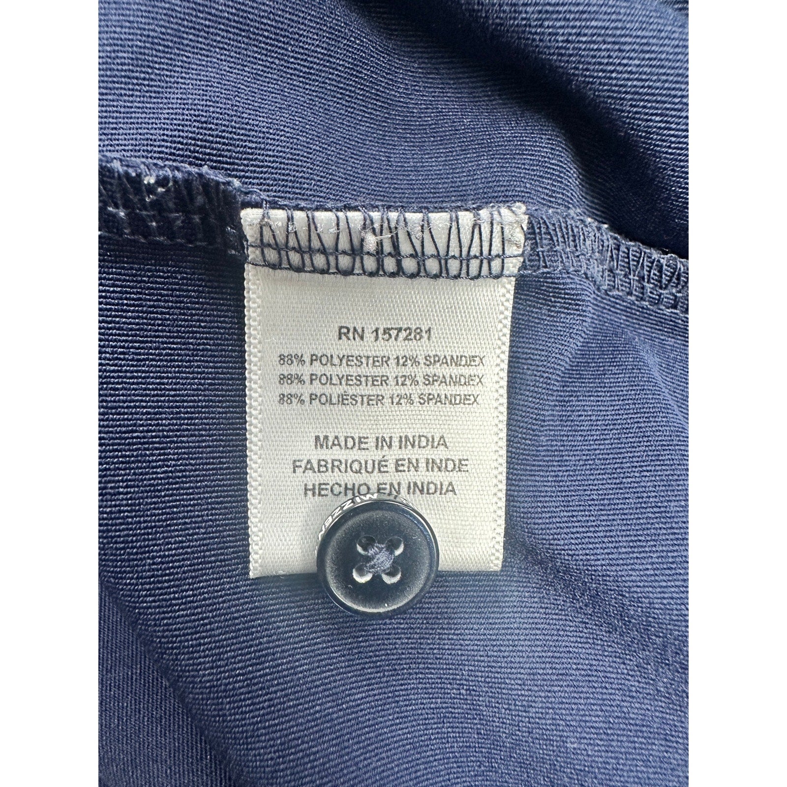 Mizzen+Main Phil Mickelson Performance Golf Polo in Navy — Size Small // Preowned