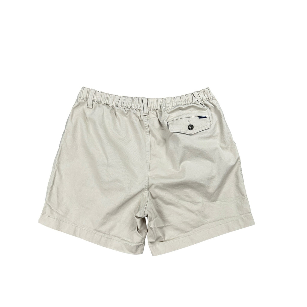 Chubbies Originals 5.5-Inch Elastic Waist Chino Shorts in Khaki — Size Large // Preowned