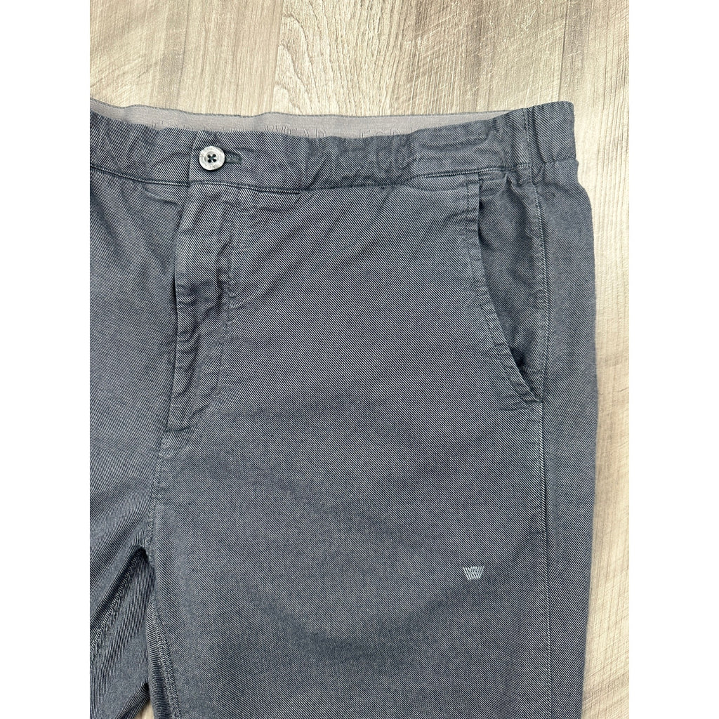 Mack Weldon Radius Stretch Twill Chino Jogger in Charcoal — Size Large // Preowned