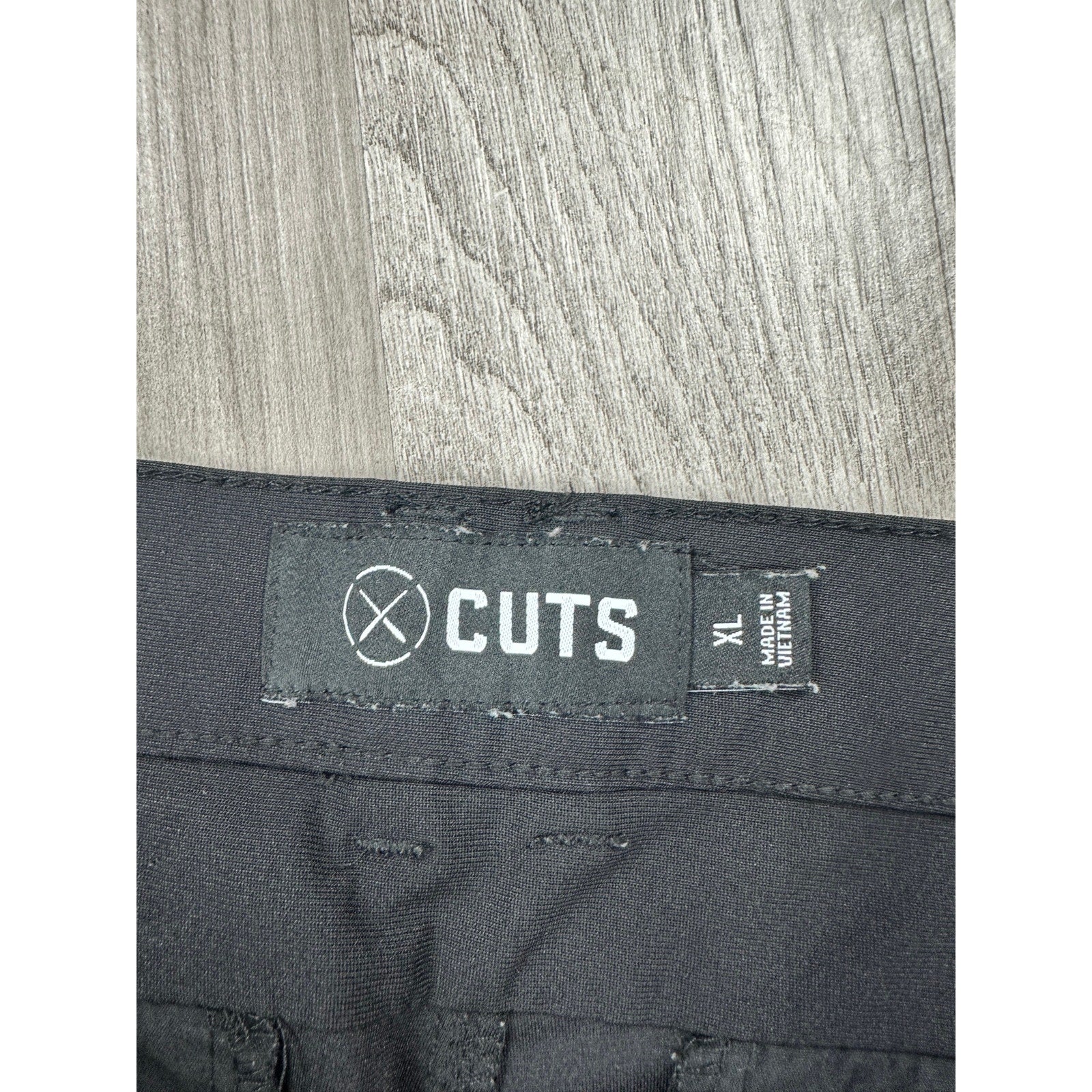 Cuts Clothing AO Slim Fit Jogger Chinos in Black — Size XL // Preowned