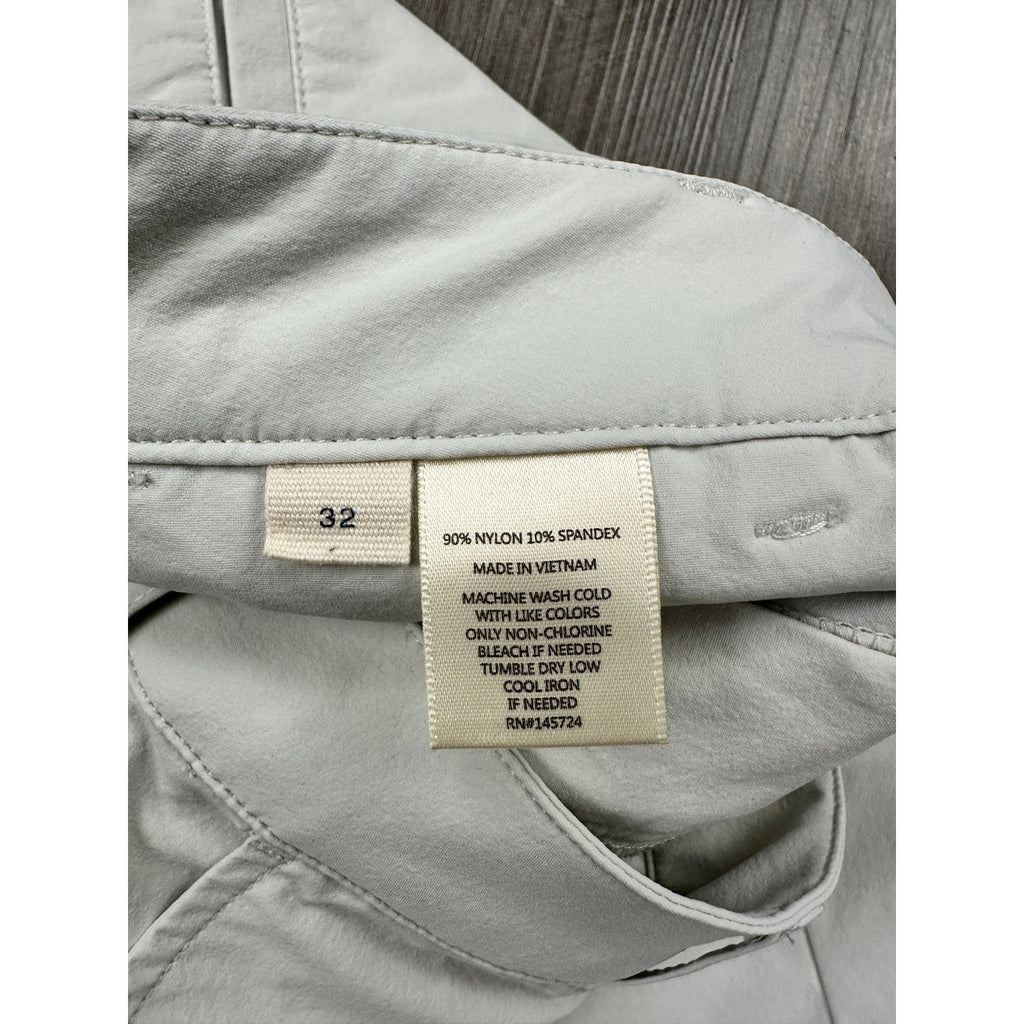 Onward Reserve Harris Performance Stretch Golf Shorts in Light Cream Stone — Size 32 // Preowned