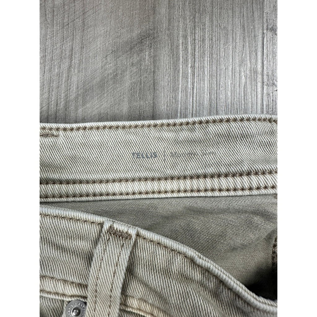 AG Adriano Goldschmied AG-ED Denim Tellis Modern Slim Jeans in Beige Khaki — Size 36x32 // Preowned