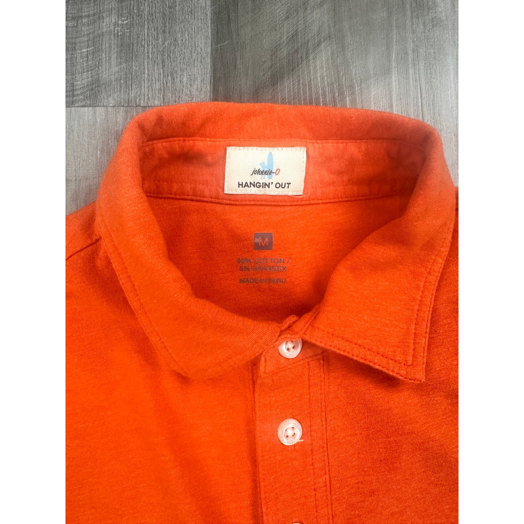 Johnnie-O Clemson Tigers Gameday Original Polo in Orange — Size Medium // Preowned