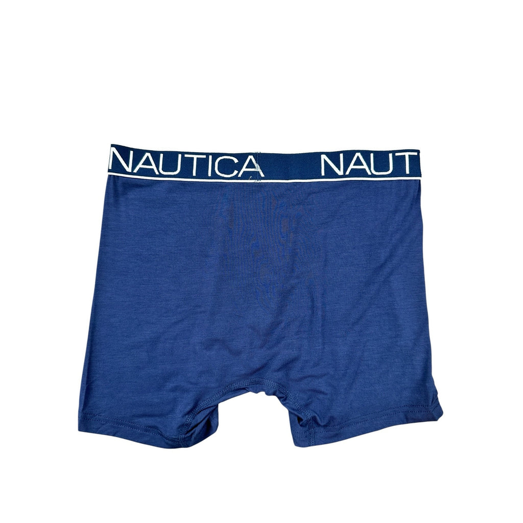 Nautica Lux 5-Inch Inseam Soft Stretch Modal Boxer Briefs 3-Pack — Size Small
