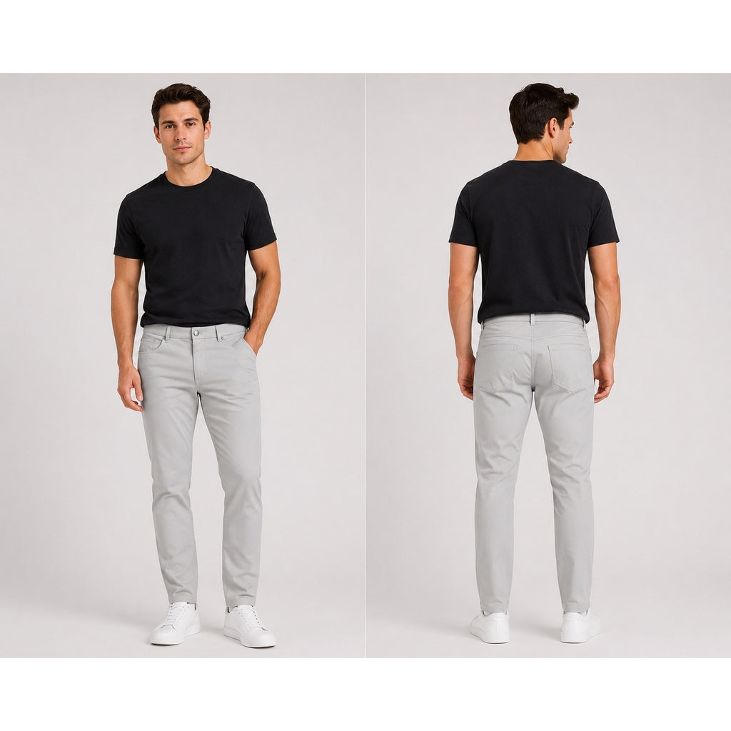 Lululemon ABC Classic Fit Warpstreme 5 Pocket Pants in Gray — Size 36 // Preowned