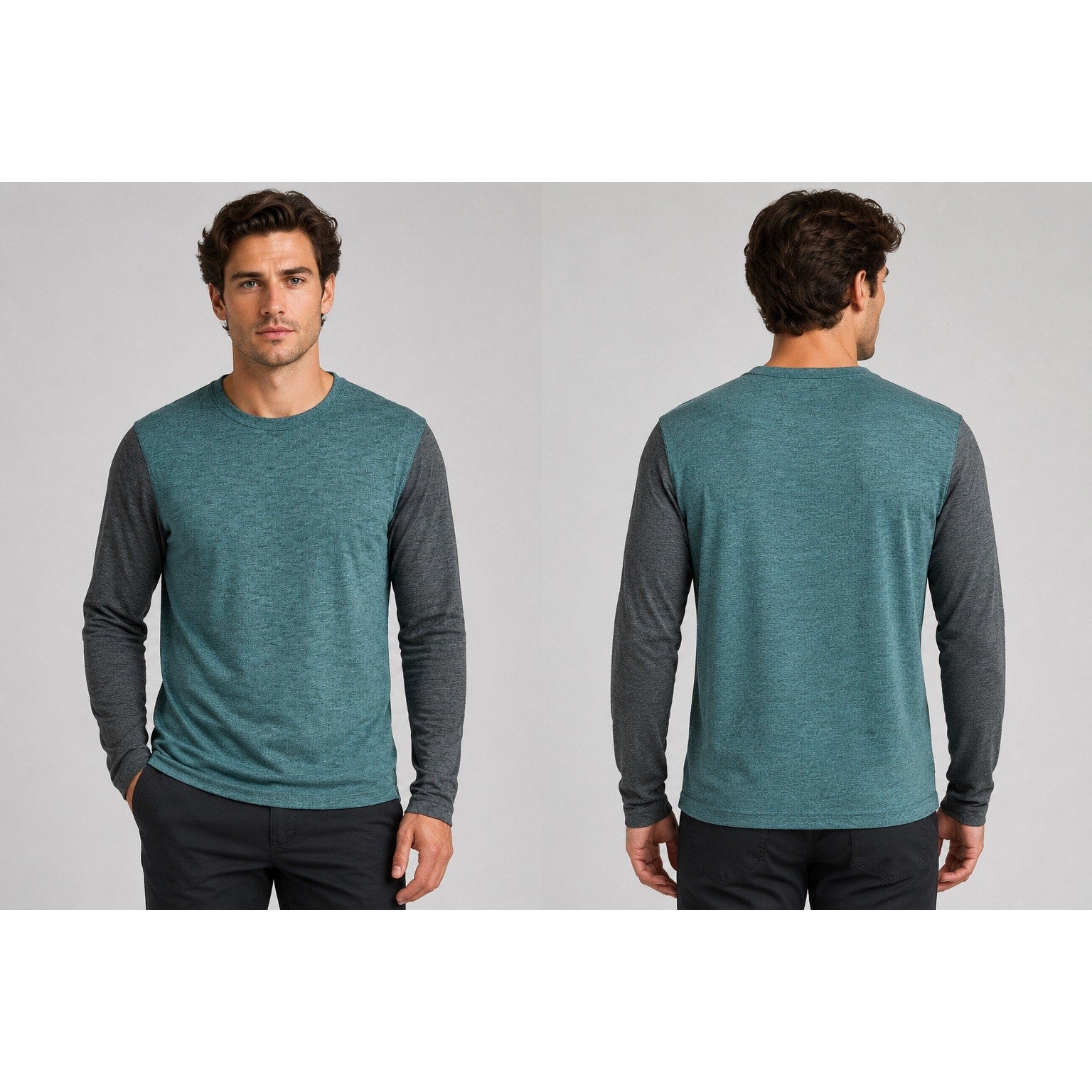 Theory Billey B Modal Long Sleeve Pullover in Anemone — Size Small // Preowned