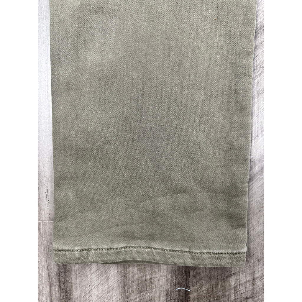 Liverpool Los Angeles Regent Relaxed Straight Stretch Jean in Pewter Green — Size 32x34