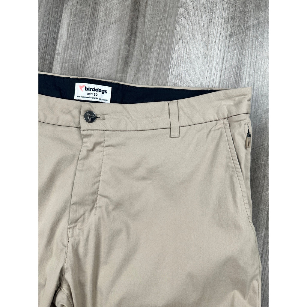Birddogs Stretch Performance Khakis in Khaki — Size 38x32 // Preowned