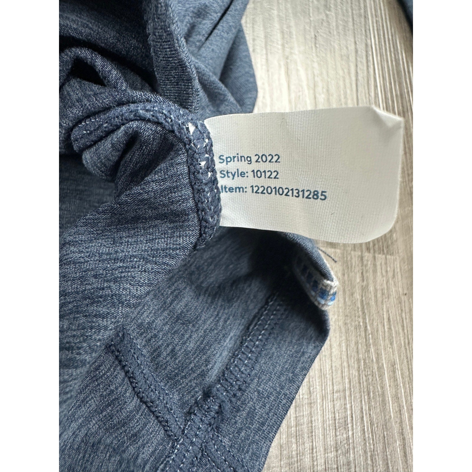 Marine Layer Weekend Sport Performance Pullover in Navy, Green — Size Large // Preowned